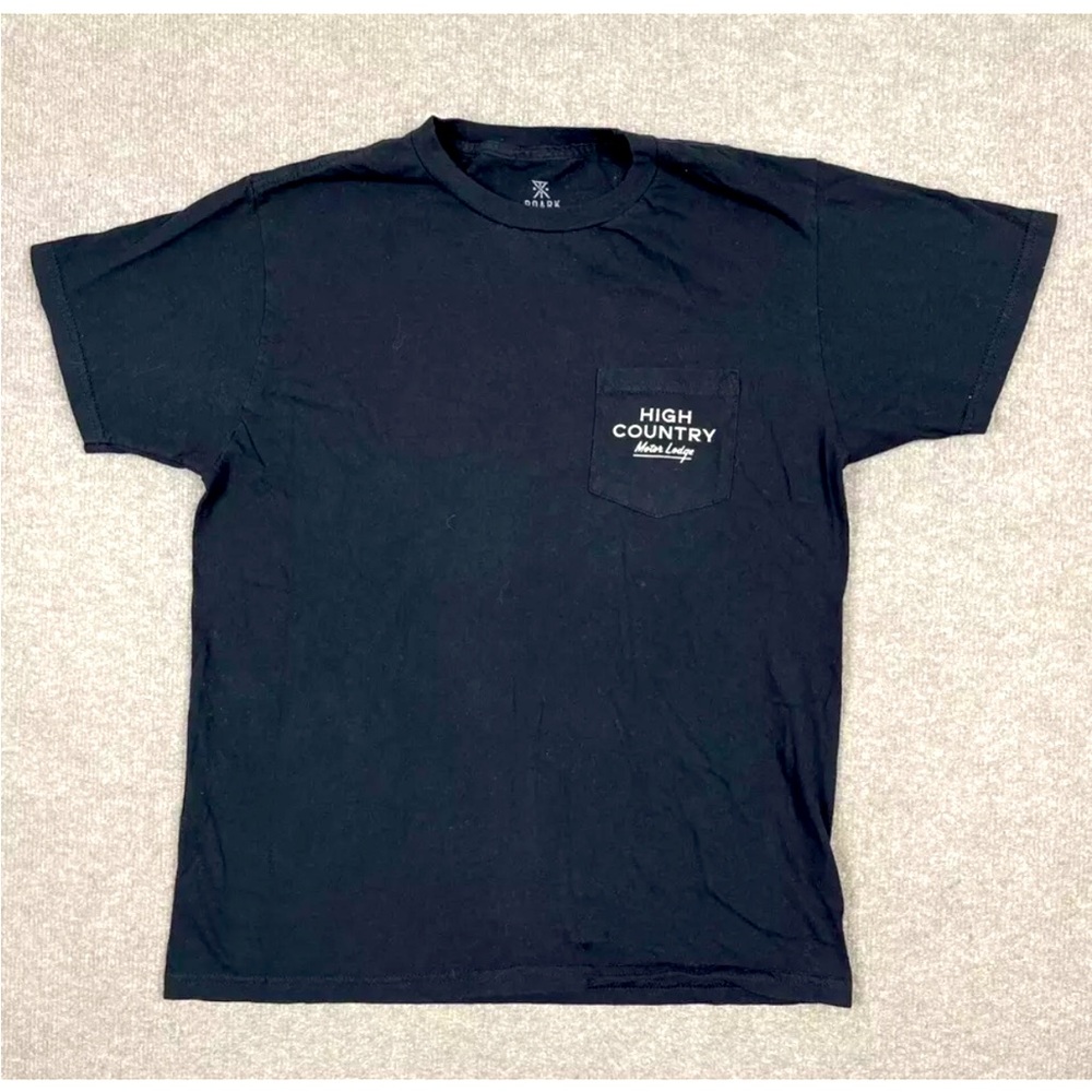 Roark Men's M Black SS Crew Pocket Tee Maiden Voyage.